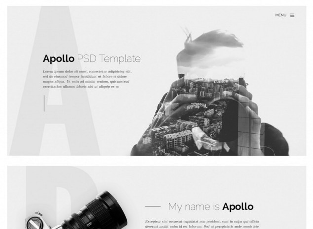 Apollo PSD Template